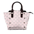 thumbnail image 1 of Lsque Cute Rabbit Pattern Leather Rivet Shoulder Bag – Elegant Genuine Leather & Microfiber PU Crossbody with Detachable Adjustable Strap, 1 of 5