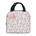 thumbnail image 1 of Lsque Cute Rabbit Pattern Lunch Bag Women/Men Insulated Lunch Box,Small Leakproof Cooler Food Lunch Containers Reusable High Capacity Lunch Tote Bags, 1 of 6
