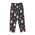 thumbnail image 1 of Lsque Cute Santa Claus Gift Print Women's Pajama Pants, Lounge Pant - Comfortable Home Wear,Elastic Waistband, Stylish Design-Large, 1 of 9