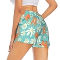 thumbnail image 1 of Lsque Cute Sloth on Floral Tree Printed Women's Running Shorts with Liner Pockets,Elastic Quick Dry Workout Athletic Gym Yoga Shorts,Womens High Waist Shorts-Large, 1 of 9