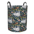 thumbnail image 1 of Lsque Cute Sloth pattern Laundry Hamper Basket, Tall Woven Rope Hamper Basket for Clothes, Lightweight Storage Basket, Collapsible Waterproof-Medium, 1 of 8
