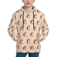 thumbnail image 1 of Lsque Cute Squirrel Patten Youth Hoodie Sweatshirt Pullover with Kangaroo Pocket Boys and Girls Hoodie Warm Hoodie for Kids-Small, 1 of 6