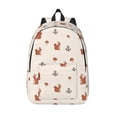thumbnail image 1 of Lsque Cute Squirrel Pattern Canvas Daypack, Durable Backpack, High-quality Versatile Backpack,Vintage Compact Backpack-Medium, 1 of 1