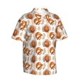 thumbnail image 1 of Lsque Cute Squirrel pattern Hawaiian Shirt for Men, Unisex Summer Beach Casual Short Sleeve Button Down Shirts-XX-Large, 1 of 9