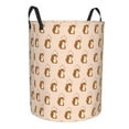 thumbnail image 1 of Lsque Cute Squirrel pattern Laundry Hamper Basket, Tall Woven Rope Hamper Basket for Clothes, Lightweight Storage Basket, Collapsible Waterproof-Medium, 1 of 8