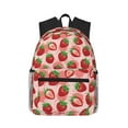 thumbnail image 1 of Lsque Cute Strawberry Classic Casual Backpack - Large Capacity Water-Resistant Backpack for School, Work, Travel, and Outdoor Activities, 1 of 8