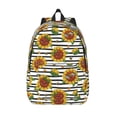 thumbnail image 1 of Lsque Cute Sunflowers Pattern Canvas Daypack, Durable Backpack, High-quality Versatile Backpack,Vintage Compact Backpack-Small, 1 of 6