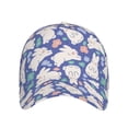 thumbnail image 1 of Lsque Cute White Rabbit Baseball Cap Trucker Low Profile Hat Golf Dad Hat Adjustable Original Classic Unconstructed Plain Cap Men Women, 1 of 9