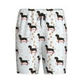 thumbnail image 1 of Lsque Dachshund Dog Mens Sleep Pajama Shorts,Short Pajama Pants, Cotton Ultra-Soft Knit-4X-Large, 1 of 9
