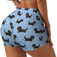 thumbnail image 1 of Lsque Dachshund Dog Pattern High Waisted Biker Shorts for Women-Tummy Control Fitness Athletic Workout Running Yoga Gym Shorts,Moisture-Wicking-X-Large, 1 of 9