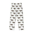 thumbnail image 1 of Lsque Dachshund Dog Puppy Print Men's Pajama Pants, Lounge Pant - Comfortable Home Wear,Elastic Waistband, Stylish Design-Small, 1 of 9