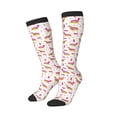 thumbnail image 1 of Lsque Dachshund Dog Puppy Printed Crew Socks Men's Women's LightWeight Thin Casual Calf Socks ,Knee High Socks,Cotton Socks, 1 of 9