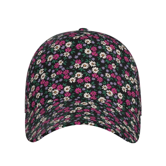Lsque Daisies Flowers Baseball Cap Trucker Low Profile Hat Golf Dad Hat Adjustable Original Classic Unconstructed Plain Cap Men Women