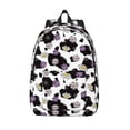 thumbnail image 1 of Lsque Daisies Flowers Pattern Canvas Daypack, Durable Backpack, High-quality Versatile Backpack,Vintage Compact Backpack-Small, 1 of 6