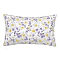 thumbnail image 1 of Lsque Daisies Flowers Pattern Pillow Case – Soft & Cozy Throw Pillow Cover, Hypoallergenic Cushion Case for Sleeping Women with Envelope Closure-14"x20", 1 of 6
