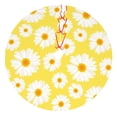 thumbnail image 1 of Lsque Daisies Flowers Print Christmas Tree Skirt, Tree Skirt with Ties or Velcro, Perfect for Holiday Decorations, Halloween, and New Year-48", 1 of 7