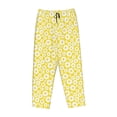 thumbnail image 1 of Lsque Daisies Flowers Print Women's Pajama Pants, Lounge Pant - Comfortable Home Wear,Elastic Waistband, Stylish Design-XX-Large, 1 of 9