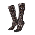 thumbnail image 1 of Lsque Daisies Flowers Printed Crew Socks Men's Women's LightWeight Thin Casual Calf Socks ,Knee High Socks,Cotton Socks, 1 of 9