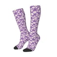 thumbnail image 1 of Lsque Daisies Flowers Printed Crew Socks Men's Women's LightWeight Thin Casual Calf Socks ,Knee High Socks,Cotton Socks, 1 of 9