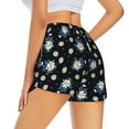 thumbnail image 1 of Lsque Daisies Flowers Printed Women's Running Shorts with Liner Pockets,Elastic Quick Dry Workout Athletic Gym Yoga Shorts,Womens High Waist Shorts-Large, 1 of 9