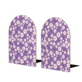 thumbnail image 1 of Lsque Daisies Flowers Printed Wood Bookends,Non-Skid Bookend for Shelves,Heavy Duty Support Bookends,Non-Slip Foam Pads for Office, Home, and Library,1 Pair, 1 of 8