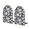 thumbnail image 1 of Lsque Daisy Floral Printed Wood Bookends,Non-Skid Bookend for Shelves,Heavy Duty Support Bookends,Non-Slip Foam Pads for Office, Home, and Library,1 Pair, 1 of 8