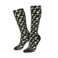 thumbnail image 1 of Lsque Daisy Printed Crew Socks Men's Women's LightWeight Thin Casual Calf Socks ,Knee High Socks,Cotton Socks, 1 of 9