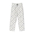 thumbnail image 1 of Lsque Dancing Dogs Print Men's Pajama Pants, Lounge Pant - Comfortable Home Wear,Elastic Waistband, Stylish Design-X-Large, 1 of 9