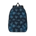thumbnail image 1 of Lsque Dandelions Pattern Canvas Daypack, Durable Backpack, High-quality Versatile Backpack,Vintage Compact Backpack-Small, 1 of 6