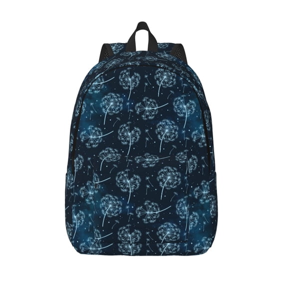Lsque Dandelions Pattern Canvas Daypack, Durable Backpack, High-quality Versatile Backpack,Vintage Compact Backpack-Small
