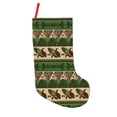thumbnail image 1 of Lsque Dark Green Vintage Corn Pattern Pattern 18 Inch Christmas Stockings, Festive Holiday Stocking for Christmas Decorations Holiday Decor, 1 of 8