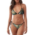 thumbnail image 1 of Lsque Delicate White Daisy Jars Pattern Women Two Piece Swimsuit Sexy Swimwear Halter String Triangle Bikini Sets, 1 of 6