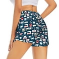 thumbnail image 1 of Lsque Dental Seamless Printed Women's Running Shorts with Liner Pockets,Elastic Quick Dry Workout Athletic Gym Yoga Shorts,Womens High Waist Shorts-Small, 1 of 9