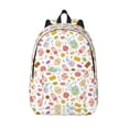 thumbnail image 1 of Lsque Dessert Pattern Canvas Daypack, Durable Backpack, High-quality Versatile Backpack,Vintage Compact Backpack-Small, 1 of 6