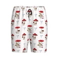 thumbnail image 1 of Lsque Different Mushrooms Mens Sleep Pajama Shorts,Short Pajama Pants, Cotton Ultra-Soft Knit-Medium, 1 of 9