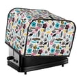 thumbnail image 1 of Lsque Dinosaur Print 4 Slice Toaster Cover , Kitchen Appliance Dustproof Protector , Toaster Protector Dustproof Kitchen Appliance Cover, 1 of 7