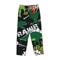 thumbnail image 1 of Lsque Dinosaur Skeleton Print Women's Pajama Pants, Lounge Pant - Comfortable Home Wear,Elastic Waistband, Stylish Design-Medium, 1 of 9