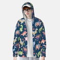 thumbnail image 1 of Lsque Dinosaur UPF 50+ Lightweight Sun Protection Men's Women's Long Sleeve Shirt, Hoodie Performance -XX-Large, 1 of 9