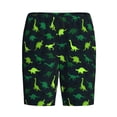 thumbnail image 1 of Lsque Dinosaurs Mens Sleep Pajama Shorts,Short Pajama Pants, Cotton Ultra-Soft Knit-Medium, 1 of 9