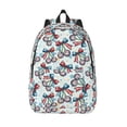 thumbnail image 1 of Lsque Disco Ball Cherry With Bow Pattern Canvas Daypack, Durable Backpack, High-quality Versatile Backpack,Vintage Compact Backpack-Medium, 1 of 6
