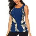 thumbnail image 1 of Lsque Disco party Astronaut Dancing Printed Workout Tank Tops for Women, Athletic Sports Tank Tops, Compression Sleeveless Dry Fit Shirts,Sleeveless Yoga Shirt-Medium, 1 of 9