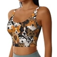 thumbnail image 1 of Lsque Dogs Different Breeds Printed Women'S Sports Bra, Compression, Moisture Wicking, High-Impact Sports Bra For Women,Supportive sports bra-XX-Large, 1 of 9