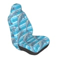 thumbnail image 1 of Lsque Dolphin Pattern Car Seat Covers for Front Seats , Waterproof Seat Covers for Cars, Sporty Front Seat Covers,Car Seat Cover Protector Front Seats, 1 of 5