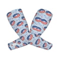 thumbnail image 1 of Lsque Donut with the USA Fag Cooling Arm Sleeves for Men & Women -Compression Sleeves to Cover Arms for Working,Sun Sleeves for UV Protection,Breathable, Moisture-Wicking, 1 of 8