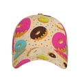 thumbnail image 1 of Lsque Donuts Baseball Cap Trucker Low Profile Hat Golf Dad Hat Adjustable Original Classic Unconstructed Plain Cap Men Women, 1 of 9