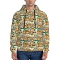 thumbnail image 1 of Lsque Doodle Owls Pattern Casual Men's Hoodie,Hooded Sweatshirt with Kangaroo Pocket,Pullover Hoodie-XX-Large, 1 of 7