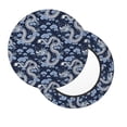 thumbnail image 1 of Lsque Dragon Round Bar chair cushion covers Velvet Fabric Premium Comfort Protects from Scratches and Stains for 14-17 Inch Chair- 14 inch, 1 of 7