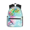 thumbnail image 1 of Lsque Dragonfly Floral Classic Casual Backpack - Large Capacity Water-Resistant Backpack for School, Work, Travel, and Outdoor Activities, 1 of 8