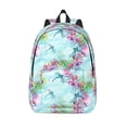 thumbnail image 1 of Lsque Dragonfly Floral Pattern Canvas Daypack, Durable Backpack, High-quality Versatile Backpack,Vintage Compact Backpack-Medium, 1 of 6