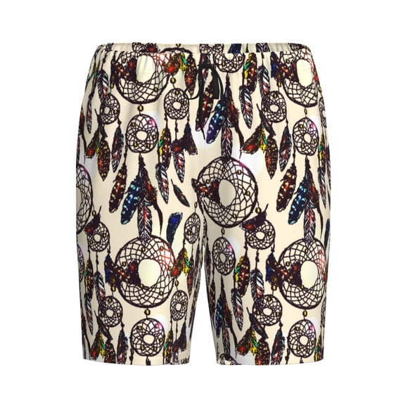 Lsque Dreamcatcher Mens Sleep Pajama Shorts,Short Pajama Pants, Cotton Ultra-Soft Knit-XX-Large